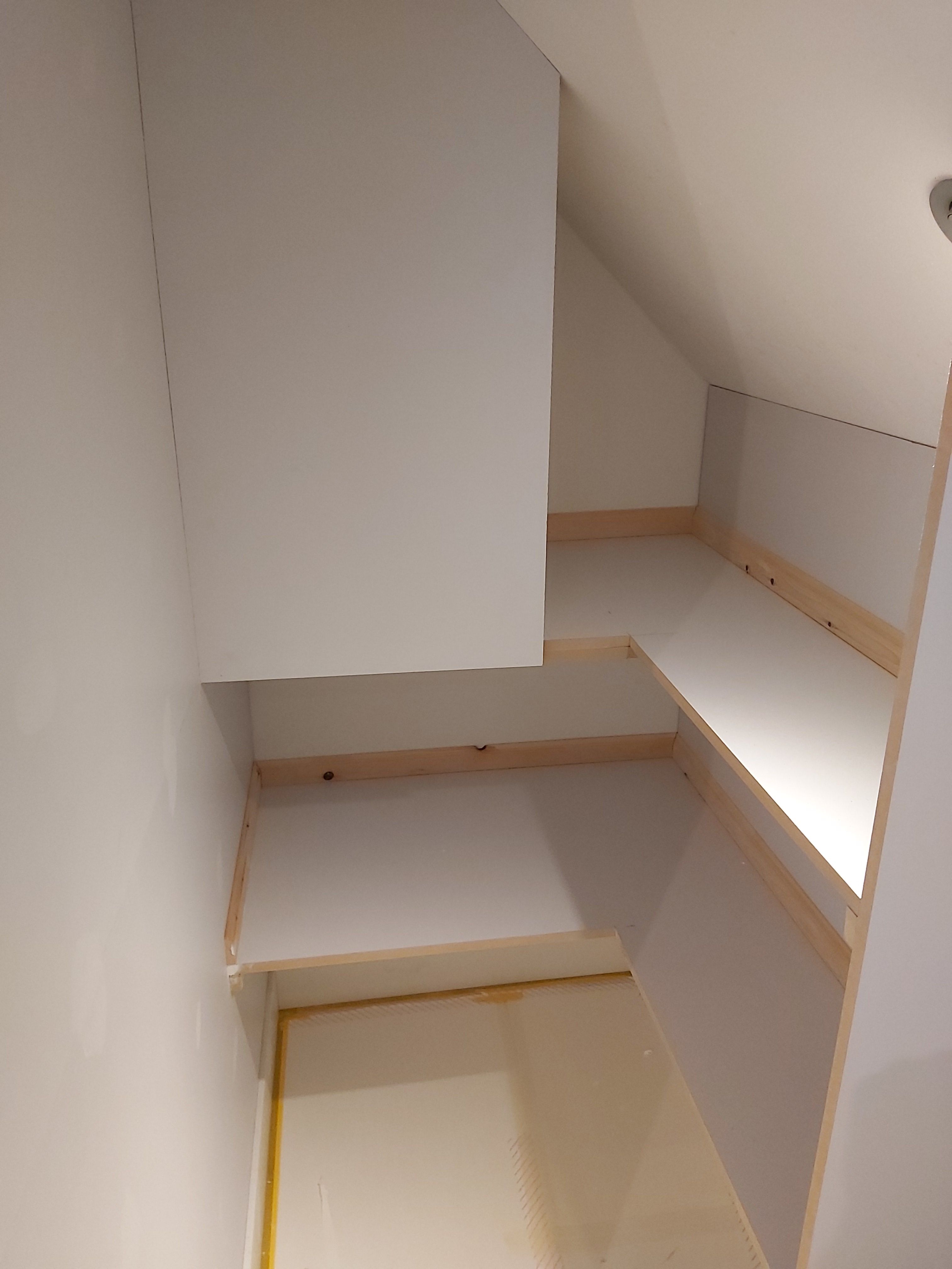 Voorraadkast ervoor